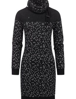 Ragwear Sweatkleid Chloe Dress stylisches Langarmkleid mit Ethnomuster