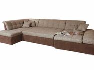 DOMO collection Wohnlandschaft Moric U-Form auch in Cord, im XXL-Format, wahlweise mit Bettfunktion und Armlehnenverstellung