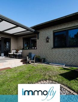 Exklusiver Bungalow für die Familie: Lichtdurchflutet, großzügiger Garten mit Pool & Rückzugsräumen - Linnich