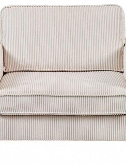 Places of Style Loveseat Pinto 105 cm, Cord, Chenille, Lederoptik, mit Keder, Metallfüßen und auch in Cord Bezug erhältlich