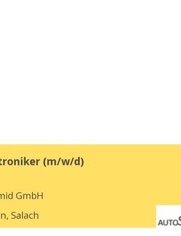 KFZ-Mechatroniker (m/w/d) - Salach