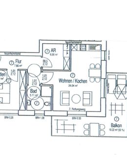 Tolle 2 Zimmer Neubau OG Wohnung mit großen Balkon Am Kupferhammer 21 - Coesfeld