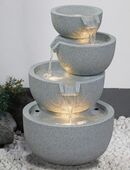 Dobar 4-stufiger LED-Gartenbrunnen Brunnen Gartenbrunnen #96106 in 75217