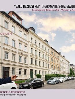 *ab 01.01.2026 bezugsfrei* Charmante 3-Raumwohnung mit Balkon im Leipziger-Osten - Leipzig