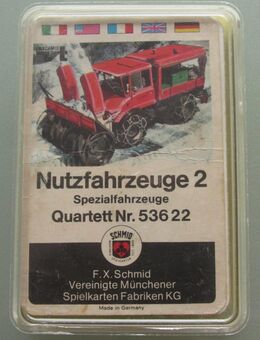 Quartett Kartenspiel Nutzfahrzeuge 2 (1970er-Jahre, unvollständig) - Münster