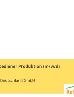 Maschinenbediener Produktion (m/w/d) - Erftstadt