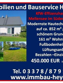 KfW Effizenzhaus 55 in Mellensee im Süden von Berlin - Am Mellensee