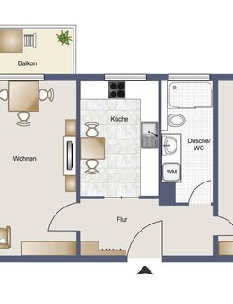Erstbezug nach Sanierung, ruhig, unvermietet, gut geschnitten, Balkon, Stellplatz - Berlin