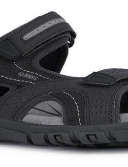 Geox UOMO SANDAL STRADA Sandale, Sommerschuh, Klettschuh, Outdoorsandale, im Trekking-Look
