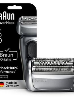 Braun Ersatzscherkopf Series 8 83M, Kompatibel mit allen Series 8 Rasierern, ORIGINAL vom Hersteller