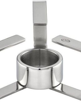 RÖSLE Stövchen, Teewärmer, zusammenklappbar, Edelstahl 18/10, spülmaschinengeeignet