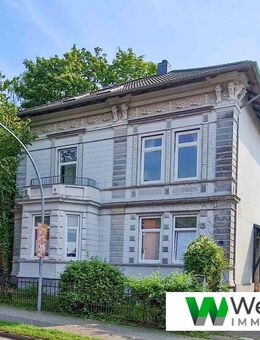 Stilvolle, modernisierte Erdgeschoss-Wohnung mit Garten in gepflegter Jugendstil-Villa im Zentrum von Itzehoe - Itzehoe