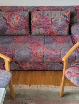 Ausziehbares Schlafsofa inklusive 2 passenden Sesseln. - Düsseldorf