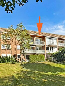 Ruhig. Zentral. Top geschnitten. Helle 2-Zimmer-Wohnung mit gr. Südloggia und TG-Stellplatz - Oststeinbek