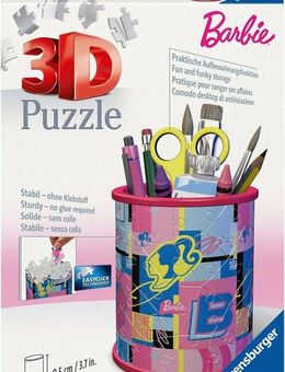 Ravensburger 3D-Puzzle Utensilo Barbie, 54 Puzzleteile, Made in Europe