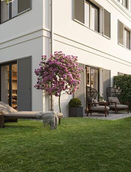 Einziehen & wohlfühlen: Großzügiger Neubau mit Fußbodenheizung & Gartenidylle - München
