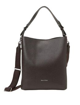 Marc O'Polo Umhängetasche aus genarbtem Rindleder