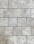 Travertin Silver Naturstein Fliese 10x10x1cm 37€/qm in 35418