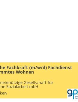 Pädagogische Fachkraft (m/w/d) Fachdienst selbstbestimmtes Wohnen - Saarbrücken