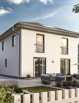 bezahlbarer Neubau massiv inkl. Grundstück - Stadthaus Flair 124 ZD - Braunsbedra