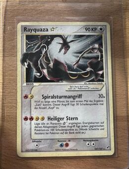 Pokemon TCG Rayquaza Goldstar 107/107 EX Deoxys 2005 Deutsch/German (Played) - Ulm