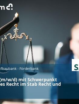 Volljurist (m/w/d) mit Schwerpunkt Öffentliches Recht im Stab Recht und Europa - Leipzig