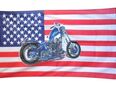 USA Motorad Flagge 90*150 mit Ösen Neu!! in 71522