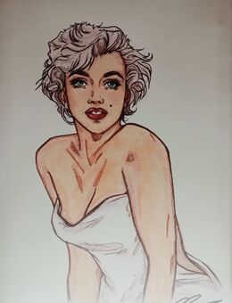 Handgefertigte Unikate – Marilyn Monroe Gemälde auf Leinwand - Bielefeld Ummeln