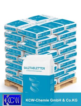 QEMETICA 1.000kg Siedesalz Tabletten / Regeneriersalz Tabletten / Poolsalz 40 x 25kg Sackware - Bochum