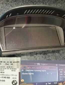 BMW E60 E61, großes Display CID HIGH 8,8, Bordmonitor VDO - Berlin