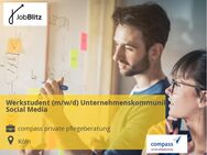 Werkstudent (m/w/d) Unternehmenskommunikation / Social Media - Köln