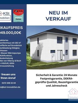 Großes projektiertes Traumhaus auf exklusivem Baugrundstück in Toplage von Markkleeberg-Zöbigker - Markkleeberg