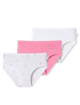 Schiesser Hüftslip Original Classics (3er-Pack) mit kleinem Motiv am Bund
