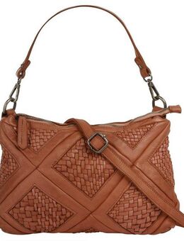 Samantha Look Umhängetasche, echt Leder, Made in Italy