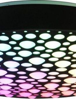 Reality Leuchten LED Deckenleuchte Chizu, CCT - über Fernbedienung, Memoryfunktion, LED fest integriert, Farbwechsler, warmweiß - kaltweiß, Regenbogen RGB-Wechsel, dimmbar per Fernbedienung, Memory, Nachtlicht