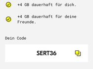 Telekom Netz 4GB EXTRA MIT KUPON SERT36 - München