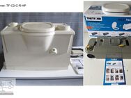Thetford C2 creme gebraucht RECHTS, HANDPUMPE (ohne Strom) mit neuem Fresh-up-Set (Toilettenbrille mit Deckel, Kassette & Einbauanleitung) - Schotten Zentrum