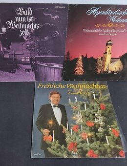Weihnachts-LP-Sortiment aus Sammlungs-Auflösung, 3 LP komplett - Simbach (Inn) Zentrum