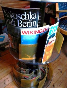 Statt Buchregal TISCHDREHSÄULE für Hefte Magazine Zeitschriften Papier 16crc von hannecke Neupreis über € 200 - Bad Schwartau