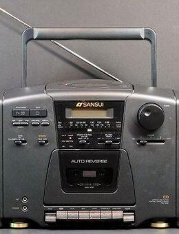 Sansui Geto Blaster Recorder Modell: PRC-D380 Radio - CD - Kassetten Tape Autoreverse 2 Weg System Dynamic Top Klang - Dübendorf