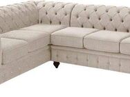 Home affaire Chesterfield-Sofa Chesterfield Ecksofa, auch in Leder L-Form, hochwertige Knopfheftung, langer Schenkel links oder rechts wählbar