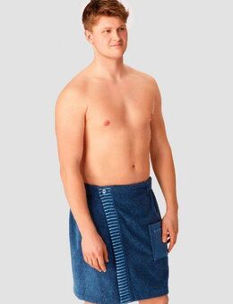 Schiesser Kilt Rom aus weicher Baumwolle, saugstark und 3-fach weitenverstellbar, Kurzform, Frottier, Knöpfe, MADE IN GREEN by OEKO-TEX®