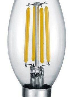 TRIO Leuchten LED-Filament Leuchtmittel Set E14, E14, 3 St., Warmweiß, 3er Set Filament LED Leuchtmittel E14 Fassung Glühbirne Kerzenform