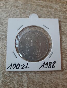 Polen 100 Zloty 1988 Powstanie Wielkopolskie . Münze - Unna