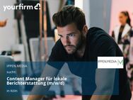 Content Manager für lokale Berichterstattung (m/w/d) - Köln