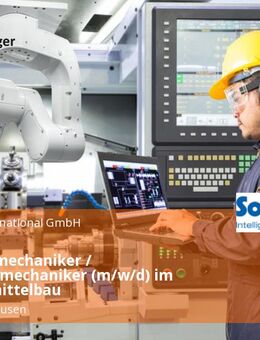 Feinwerkmechaniker / Werkzeugmechaniker (m/w/d) im Betriebsmittelbau - Zusmarshausen