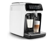 Philips Kaffeevollautomat EP3343/50 3300 Series, 6 Kaffeespezialitäten, mit LatteGo-Milchsystem, Weiß/Schwarz