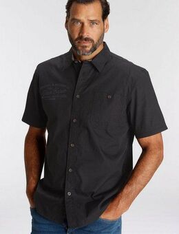 Man's World Kurzarmhemd mit kleinem Brustprint