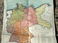 Historische mehrfarbige Landkarte „Deutschland Postleitgebiete Postleitzahlen Besatzungsgebiete“ - Niederfischbach