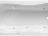 OTTOFOND Whirlpool-Badewanne Jamaica, (Komplett-Set), Typ 1, 180x80 cm